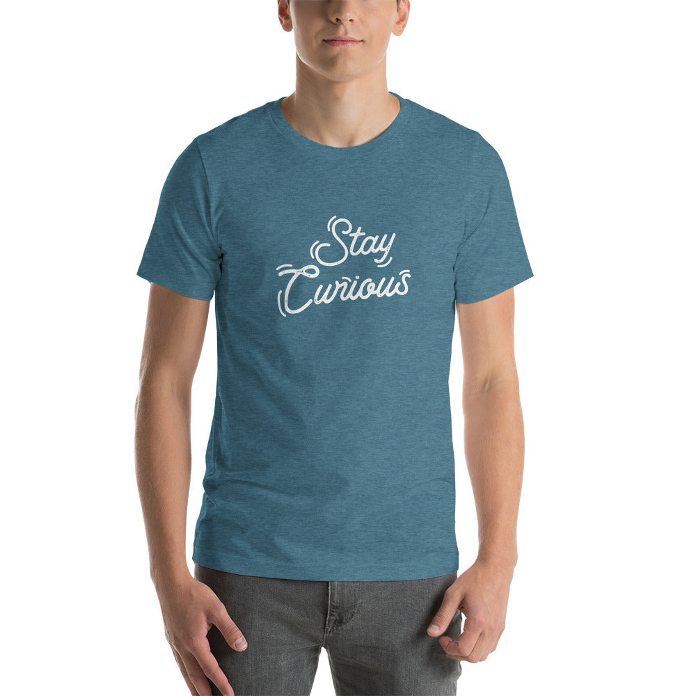 Stay Curious Short-Sleeve T-Shirt (White Print)