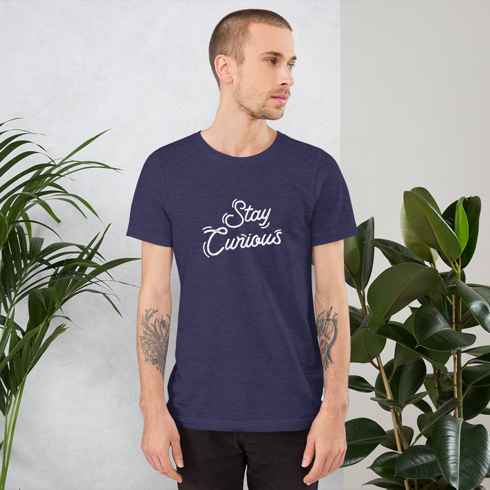 Stay Curious Short-Sleeve T-Shirt (White Print)